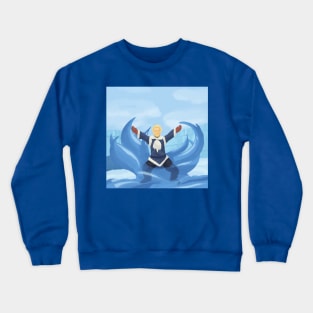 Waterbender Aziraphale Crewneck Sweatshirt